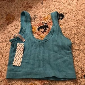 NWT urban outfitters rubbed cropped tank top